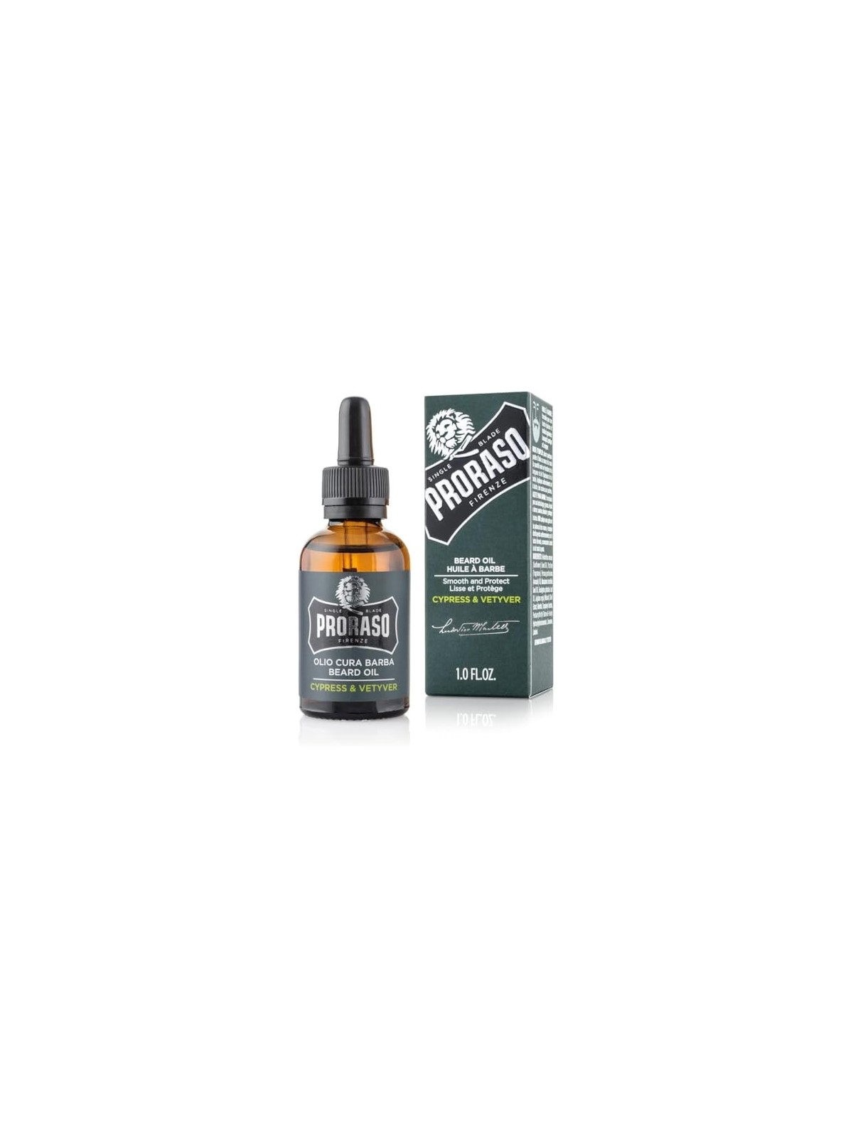 Olio da barba Proraso Cipresso Vetyver Uomo 30ml