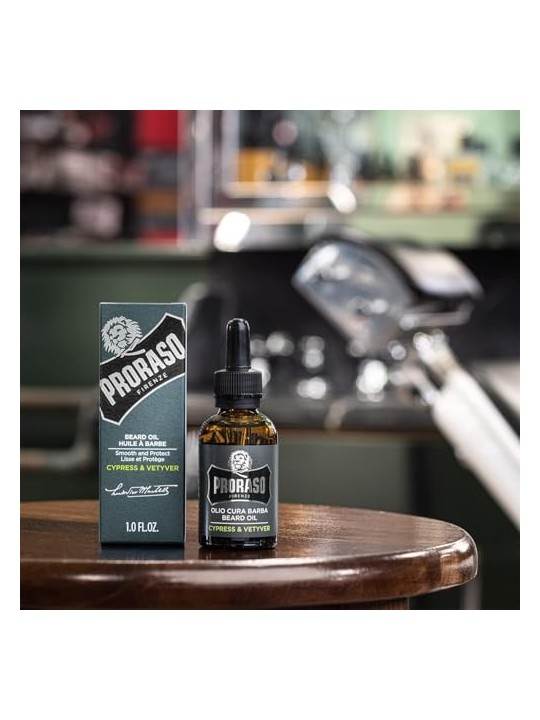 Olio da barba Proraso Cipresso Vetyver Uomo 30ml