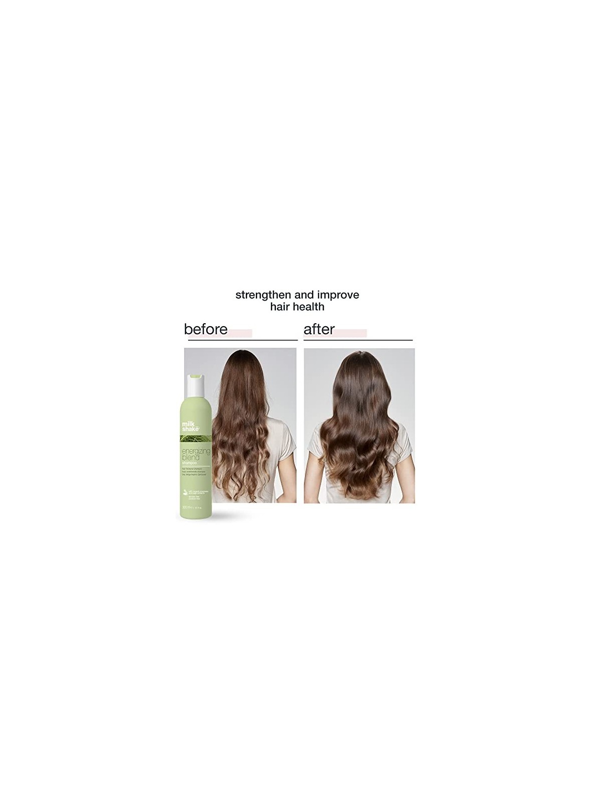 Milk Shake Miscela Energizzante Shampoo per Capelli Addensante Senza Solfati