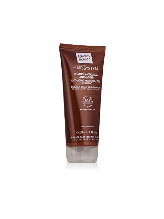 Martiderm Shampoo Anti Invecchiamento e Anti Caduta dei Capelli 200ml Unisex