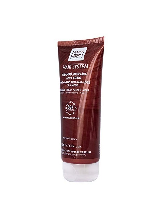 Martiderm Shampoo Anti Invecchiamento e Anti Caduta dei Capelli 200ml Unisex