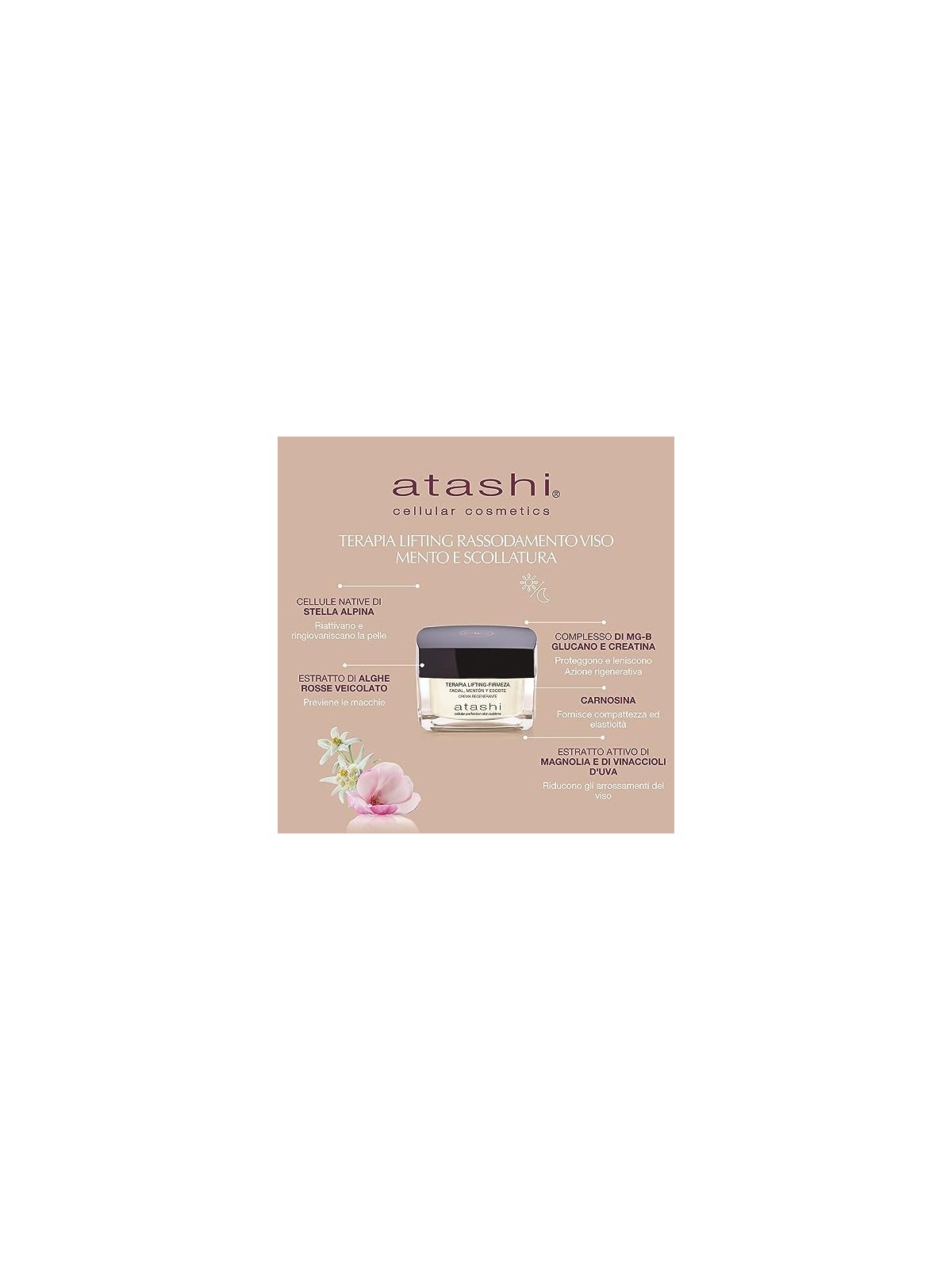 Atashi PERFEZIONE CELLULARE PELLE SUBLIME terapia liftingfirmezza 50ml donna