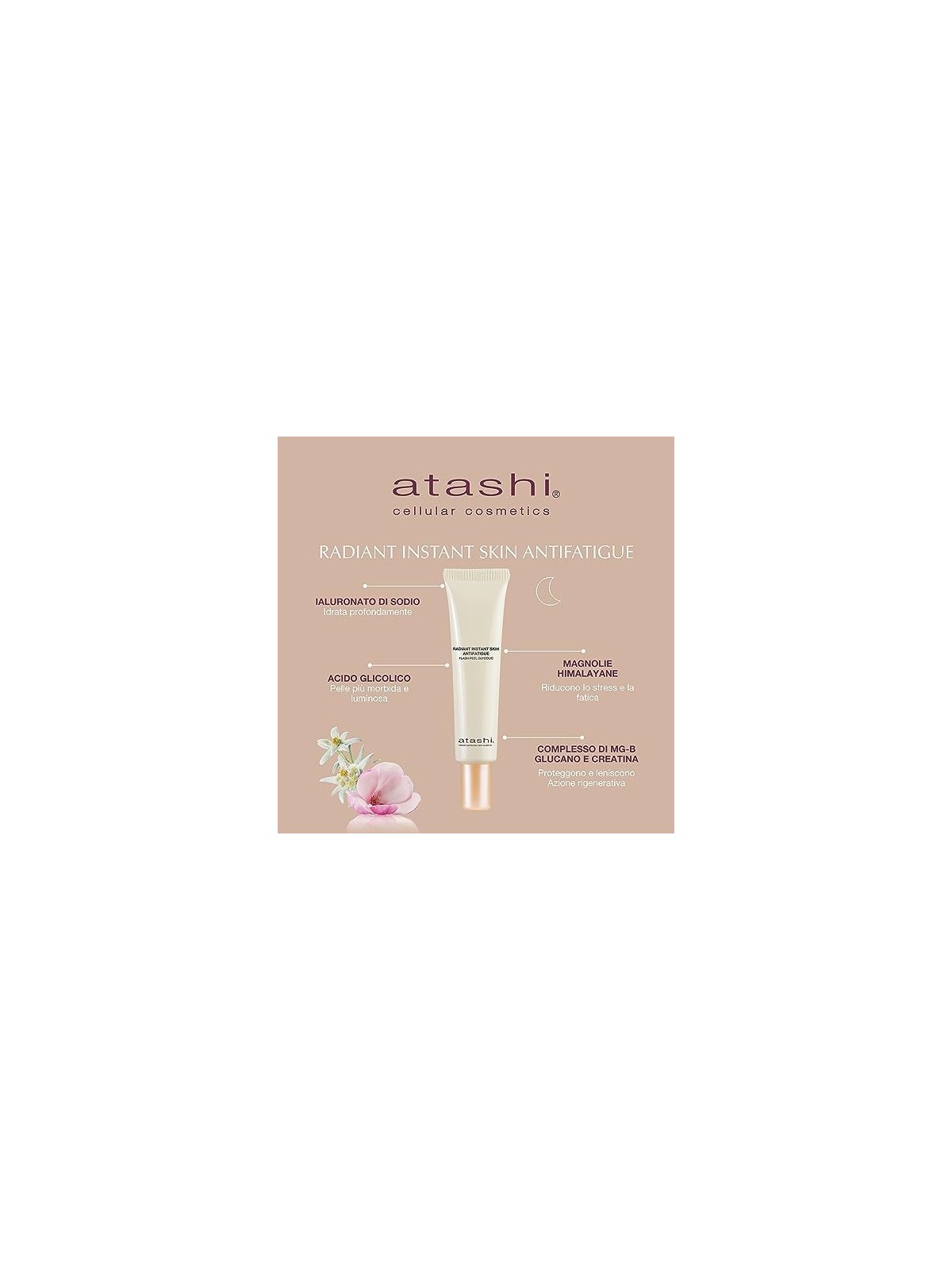 Crema Radiante Atashi Perfezione Cellulare Pelle Sublime 40ml Donna