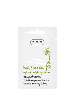 Maschera enzimatica con microgranuli per tutti i tipi di pelle Cetriolo, Menta, Papaina 7ml