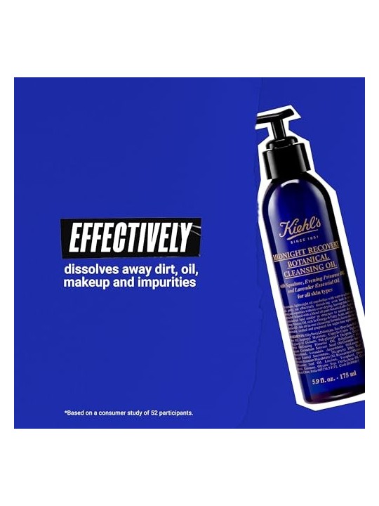 Kiehl's Midnight Recovery Botanical Cleansing Oil unisex 175ml For All Skin Types