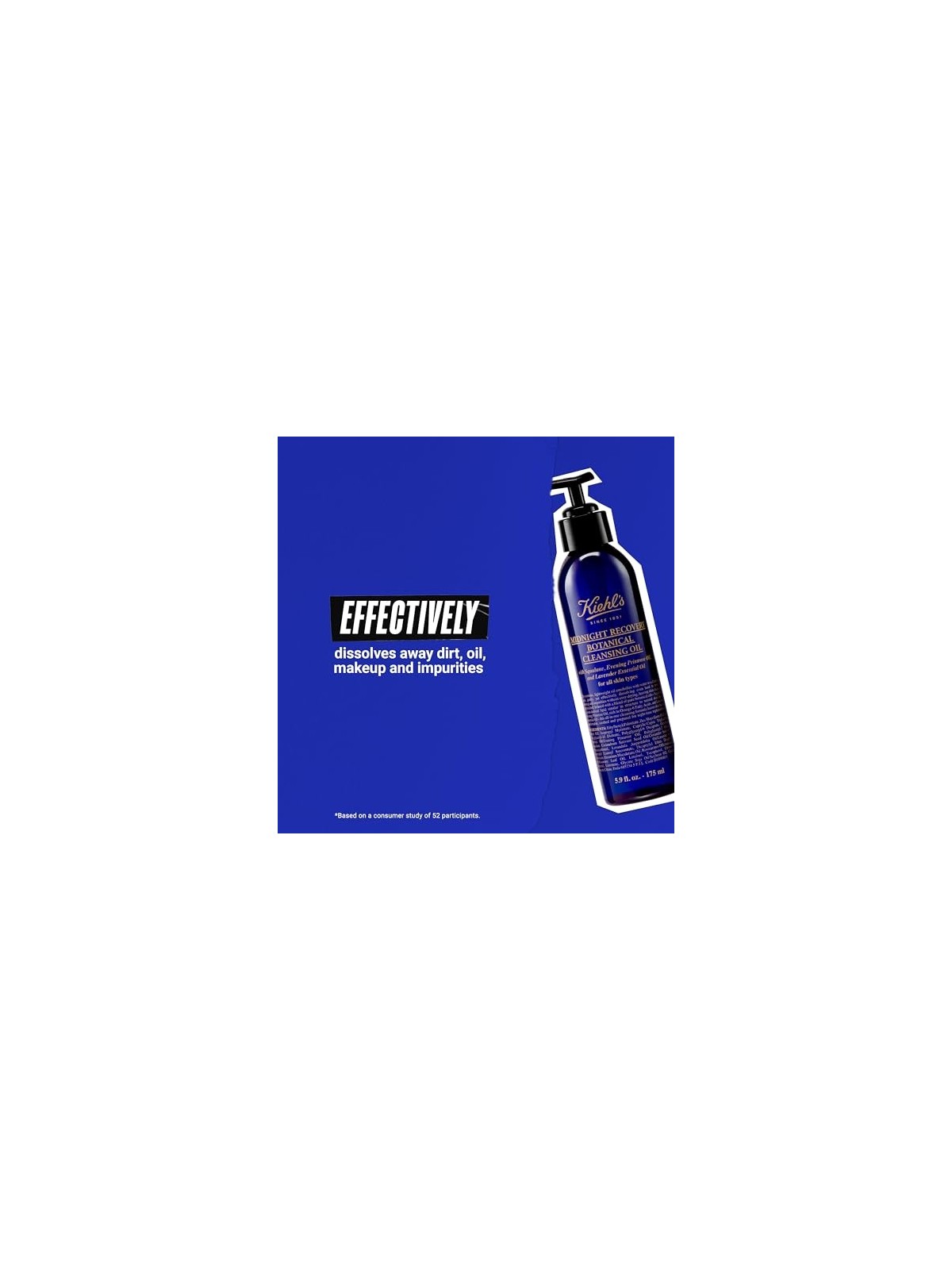 Kiehl's Midnight Recovery Botanical Cleansing Oil unisex 175ml For All Skin Types