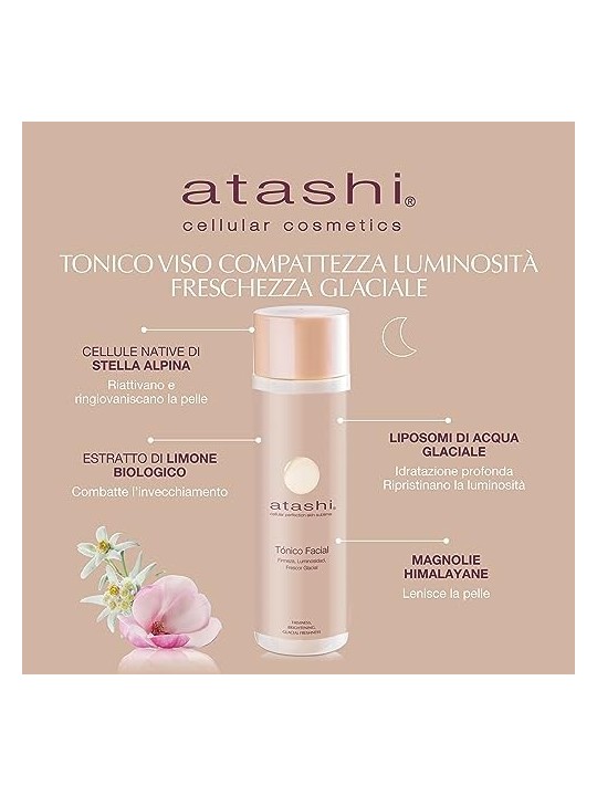 Tonico viso Atashi CELLULAR PERFECTION per pelle radiosa e tonica 250ml