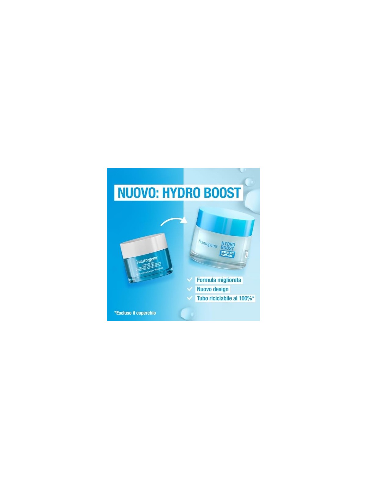 Neutrogena HYDRO BOOST Water Gel for Normal to Mixed Skin 2 x 50ml