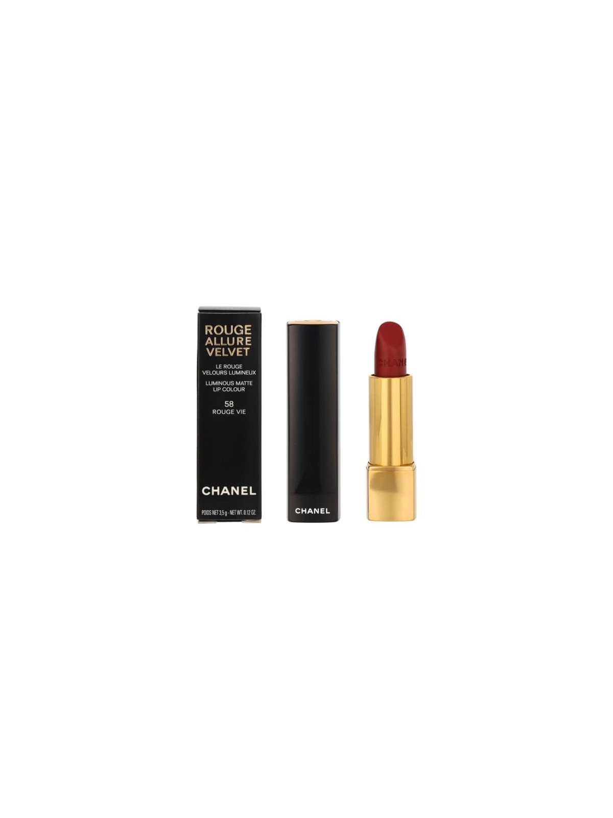 Rossetto Chanel Rouge Allure Velvet 58 Rouge Vie