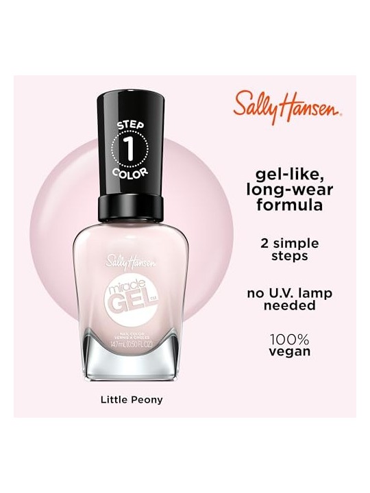 Sally Hansen MIRACLE GEL 247peonia piccola donna