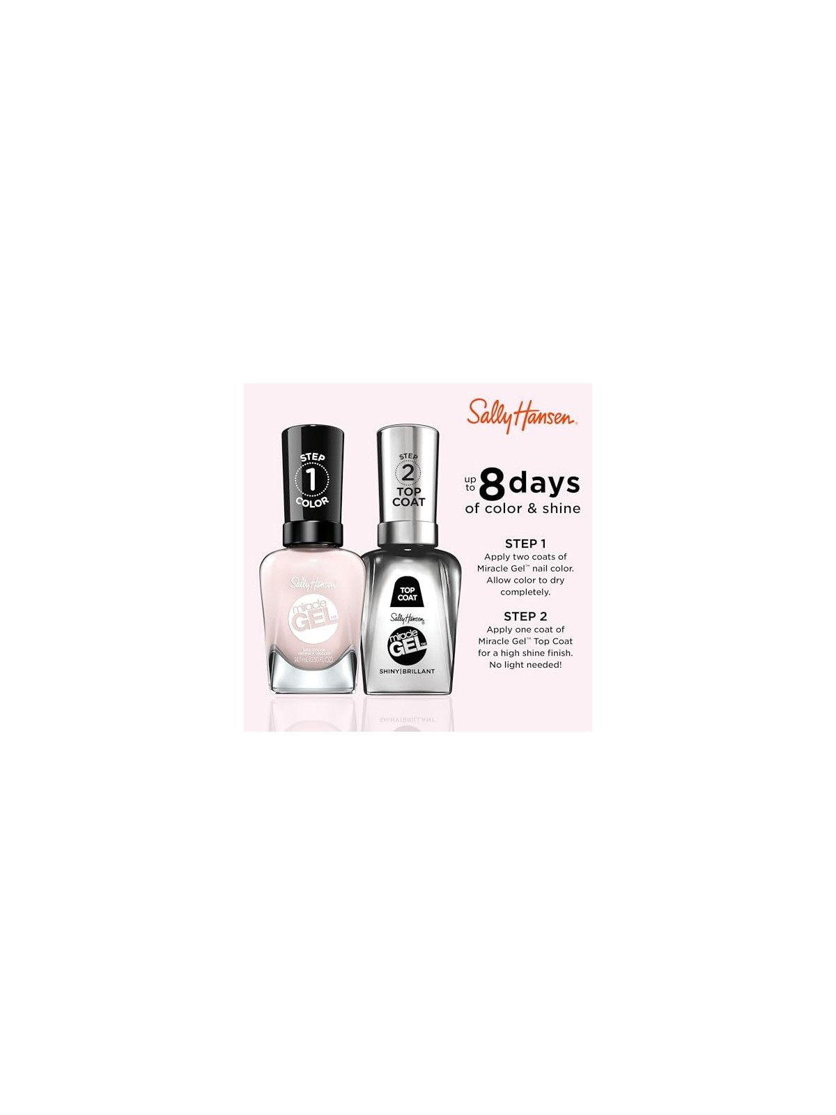 Sally Hansen MIRACLE GEL 247peonia piccola donna