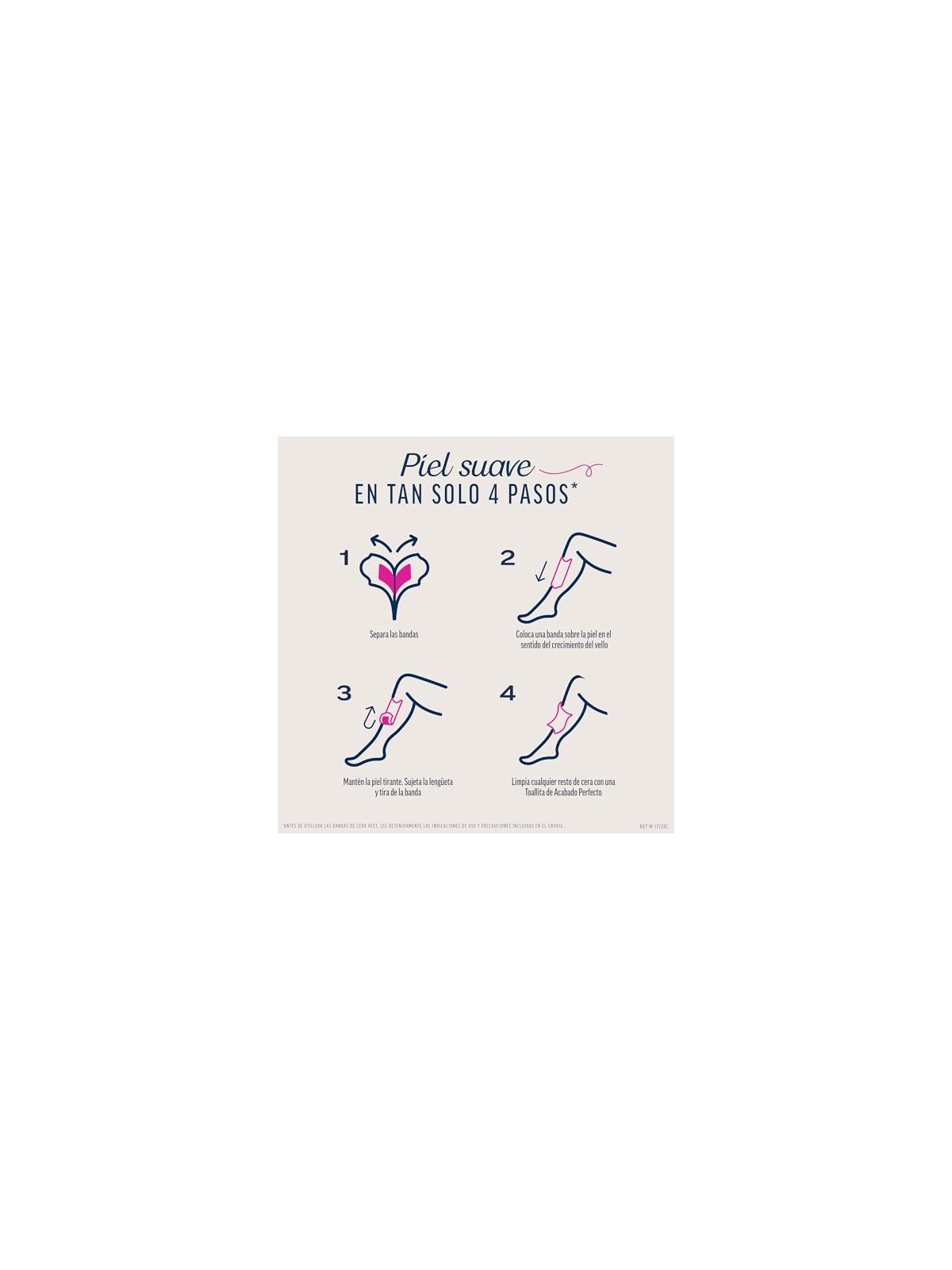 Veet PURE WAX BANDS pelle sensibile corpo 40 unit donna