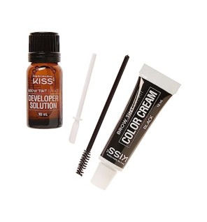 Kiss My Face Brow Tint Diy Kit Set sopracciglia 20 ml donna Black