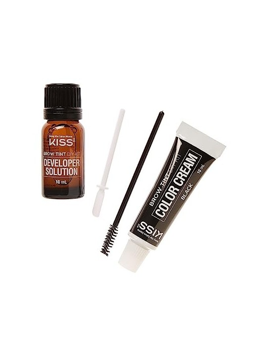 Kiss My Face Brow Tint Diy Kit Set sopracciglia 20 ml donna Black