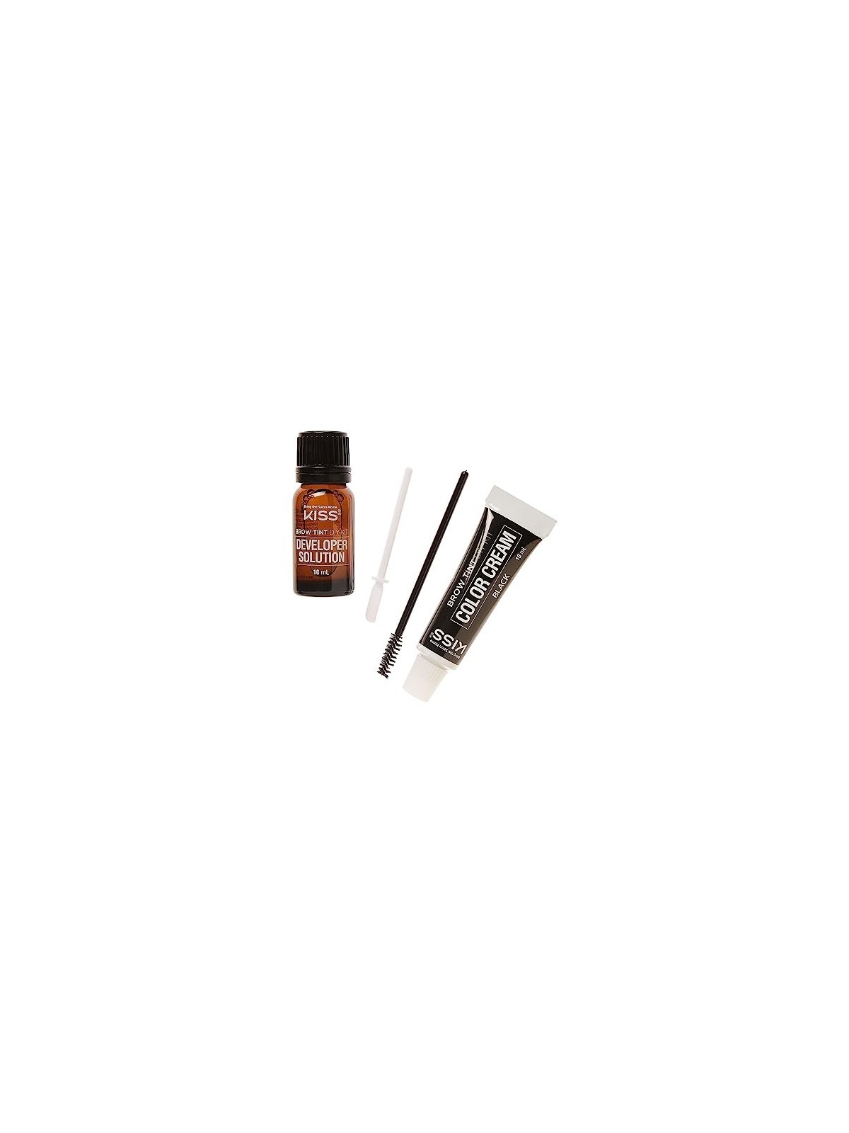 Kiss My Face Brow Tint Diy Kit Set sopracciglia 20 ml donna Black