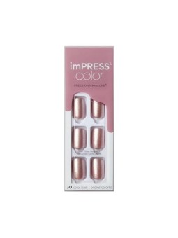 Kiss My Face ImPRESS Color Unghie Rosa Paralizzate 30 pz donna