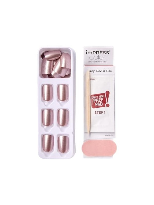Kiss My Face ImPRESS Color Unghie Rosa Paralizzate 30 pz donna