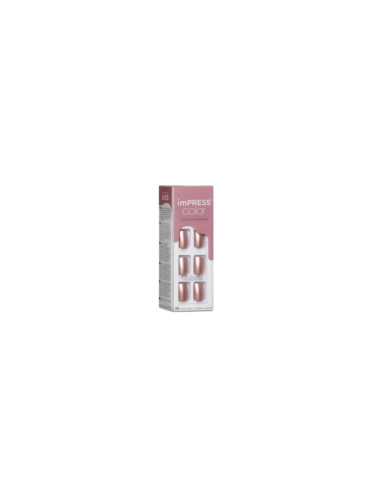 Kiss My Face ImPRESS Color Unghie Rosa Paralizzate 30 pz donna