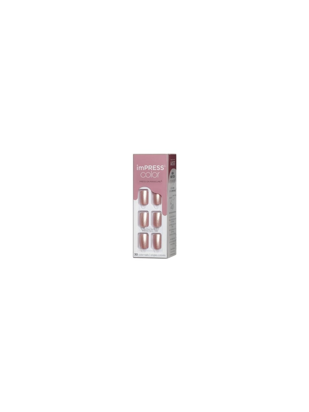 Kiss My Face ImPRESS Color Unghie Rosa Paralizzate 30 pz donna