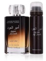 Lattafa Perfumes Ameer Al Oudh Set regalo eau de parfum 100 ml e deodorante 50 ml unisex 100ml Lattafa Perfumes www.essenzetotal