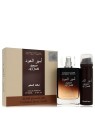 Lattafa Perfumes Ameer Al Oudh Set regalo eau de parfum 100 ml e deodorante 50 ml unisex 100ml Lattafa Perfumes www.essenzetotal