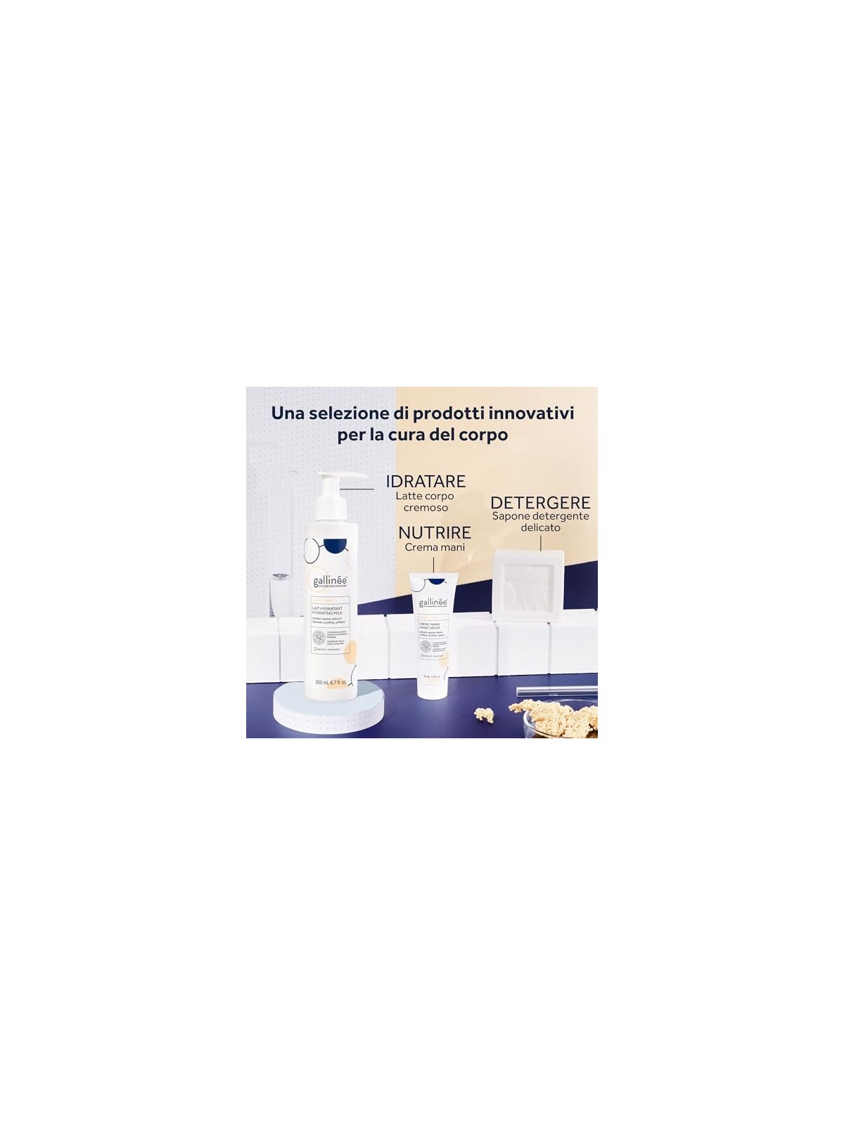 Galline Crema Mani Nutriente con Triplo Complesso Biotico 50ml
