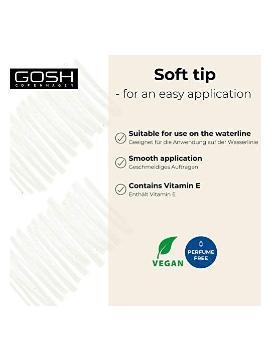 Gosh Kohl Eyeliner donna 1,1g White