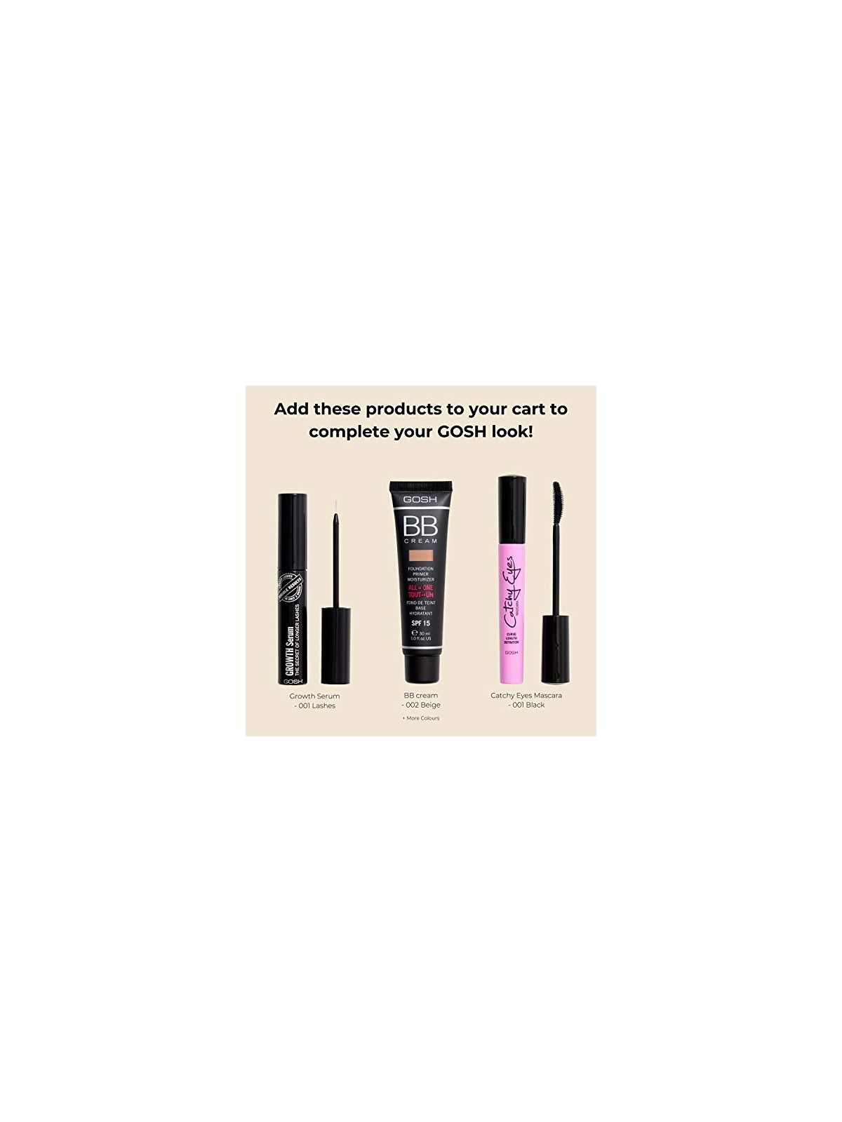 Gosh Kohl Eyeliner donna 1,1g White