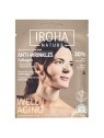 Iroha 100% COTTON FACE & NECK MASK with collagen anti-aging