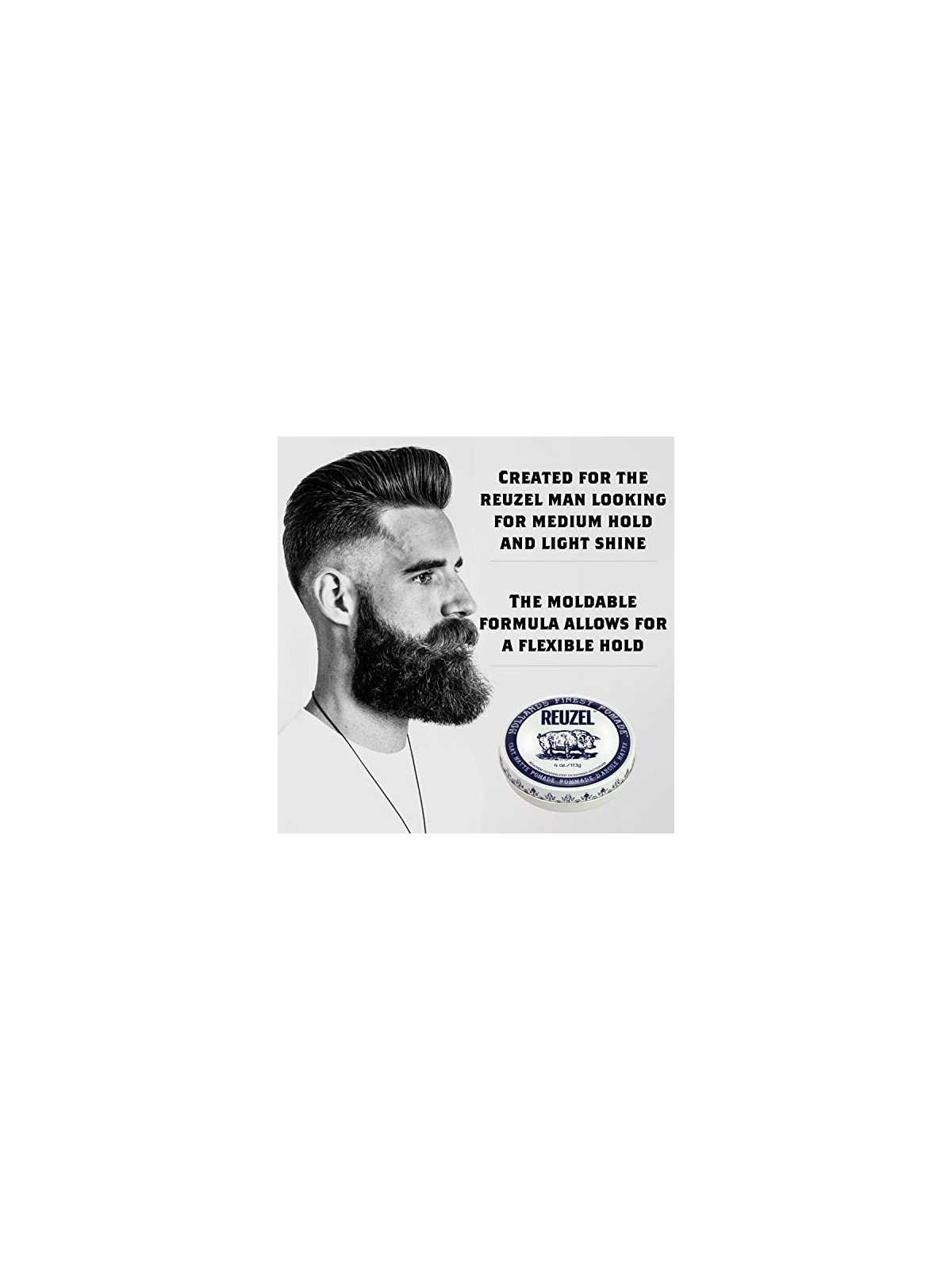 Reuzel Clay Matte Pomade Pomata per capelli allargilla donna 1130g