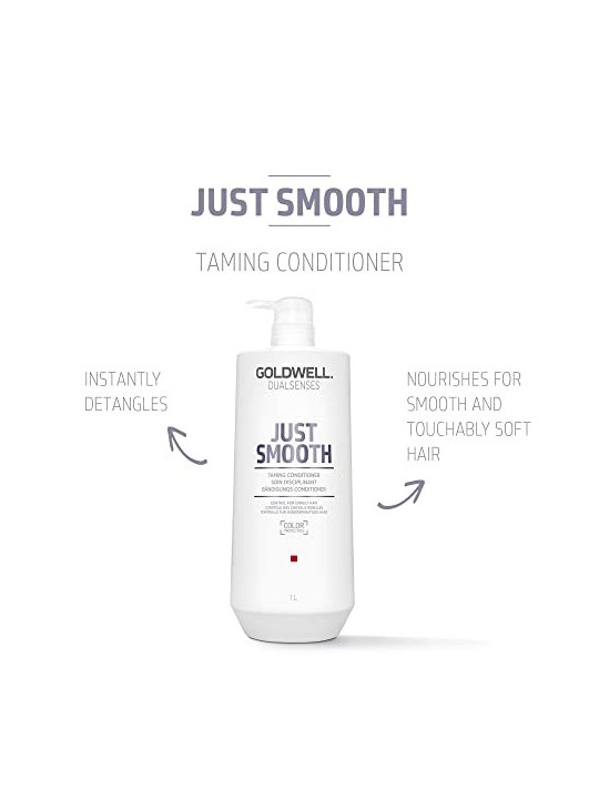 Balsamo Goldwell Just Smooth 1000ml per capelli indisciplinati