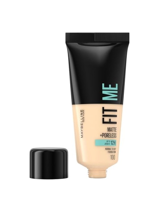 Maybelline Fit Me! Fondotinta opacizzante viso Poreless 100 Warm Ivory
