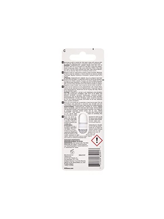 Kiss My Face Colla per unghie a pennello ad asciugatura rapida 50g