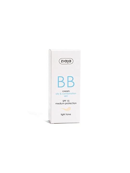 Ziaja BB Cream pelle grassa e mista SPF15 donna Light Tone
