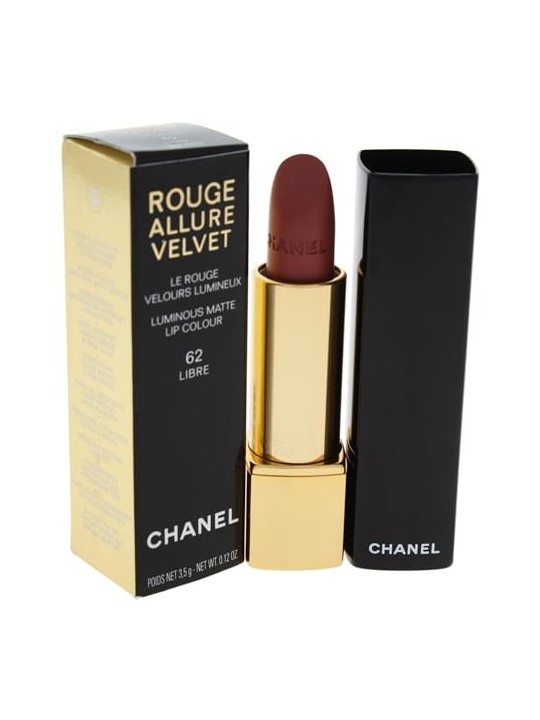 Chanel Rouge Allure Velvet Luminous Matte Lip Colour donna 3,5g 62 Libre Numero 62 Libre
