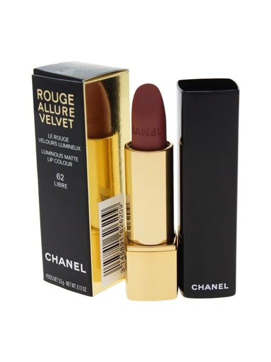 Chanel Rouge Allure Velvet Luminous Matte Lip Colour donna 3,5g 62 Libre Numero 62 Libre
