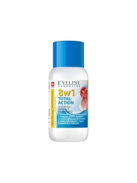 EVELINE Nail Therapy Total Action 8in1 solvente per unghie express 150ml