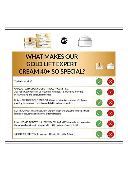 Siero-crema rassodante con oro 24k per pelli mature