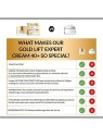 Siero-crema rassodante con oro 24k per pelli mature