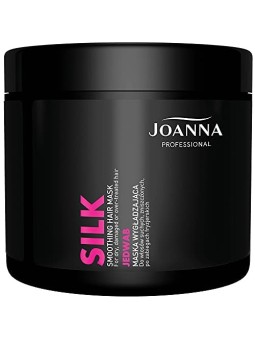 Maschera lisciante per capelli secchi con seta