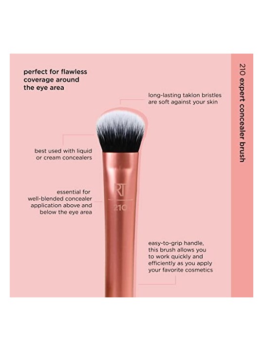 Real Techniques Base Expert Concealer Brush Pennello cosmetico per correttore donna
