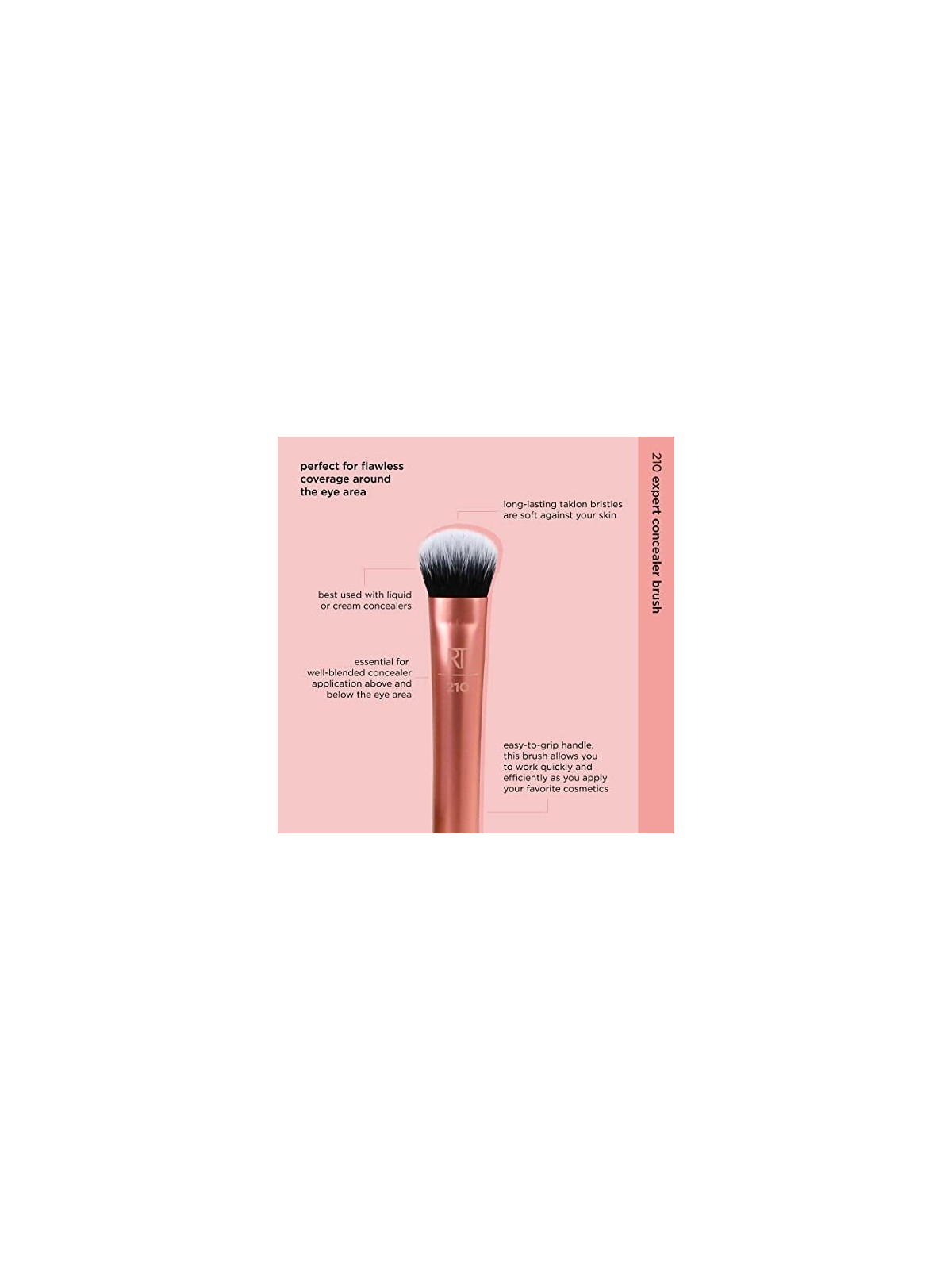 Real Techniques Base Expert Concealer Brush Pennello cosmetico per correttore donna