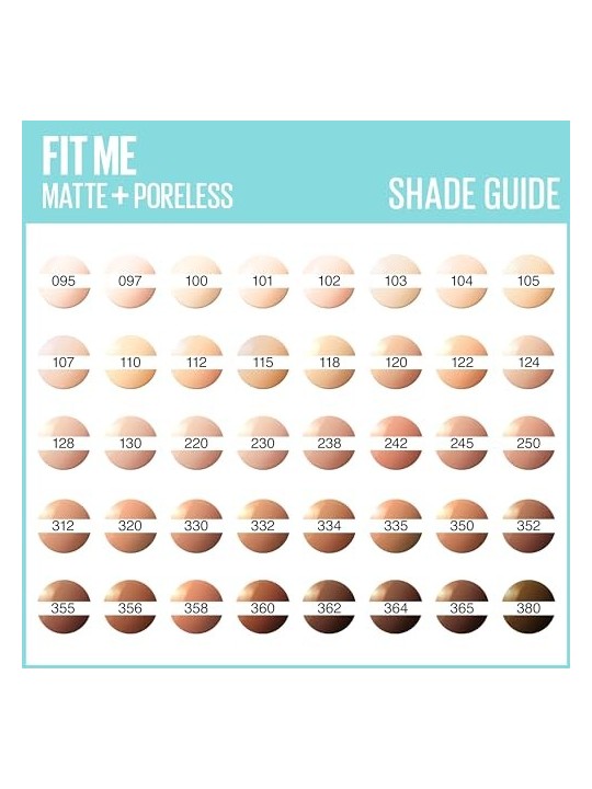 Maybelline Adattami Trucco opaco e senza pori donna 350 Caramel