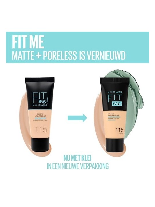 Maybelline Adattami Trucco opaco e senza pori donna 350 Caramel