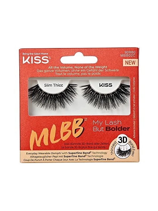 Ciglia artificiali Kiss My Face MLB Bolder Lash Slim Thicc