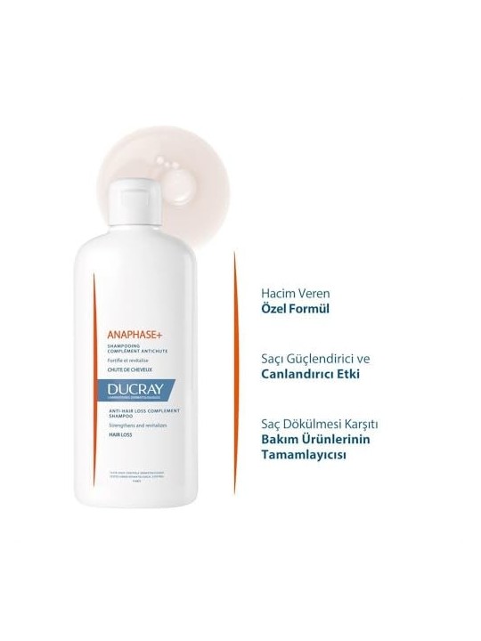 Ducray ANAPHASE shampoo complemento anticaduta 400ml unisex
