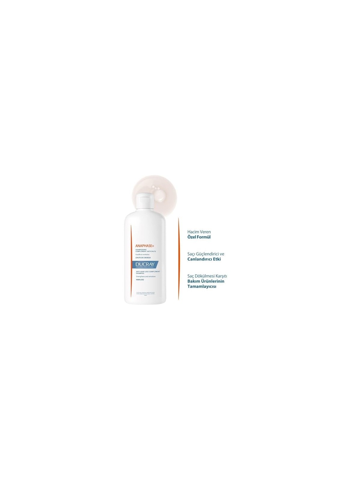 Ducray ANAPHASE shampoo complemento anticaduta 400ml unisex