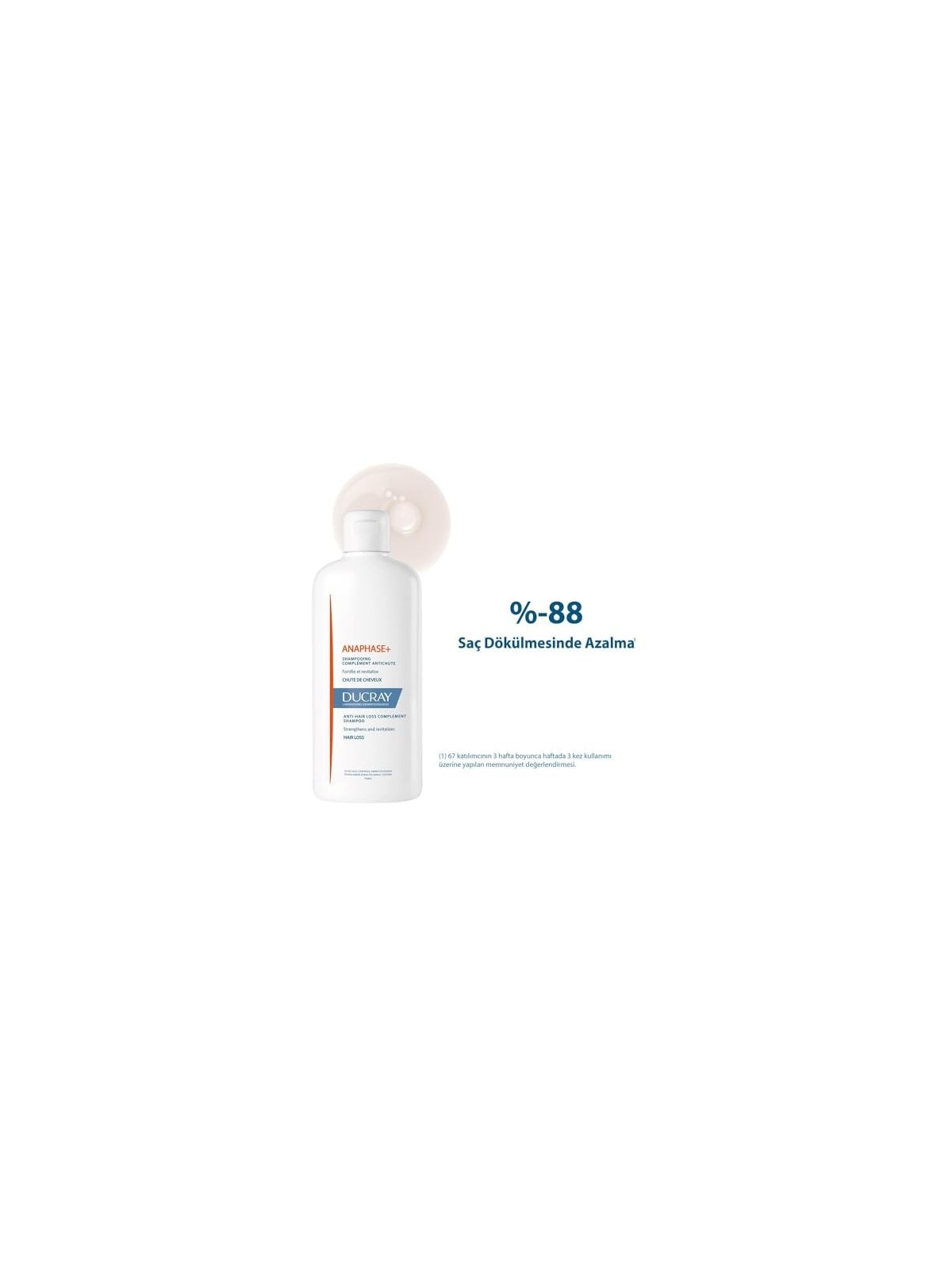 Ducray ANAPHASE shampoo complemento anticaduta 400ml unisex