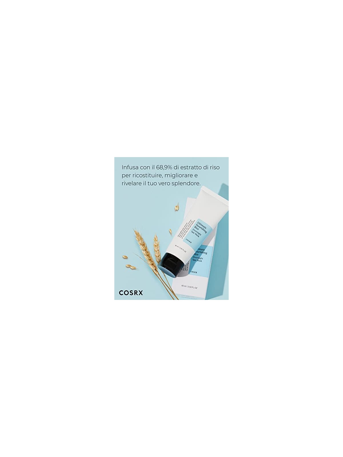 Cosrx Ultimate Nourishing Rice Overnight Spa Mask 60ml