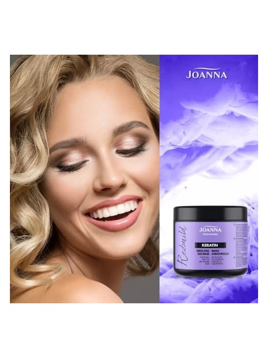 JOANNA PROFESSIONAL Keratin Rebuilding Hair Mask maschera ricostruttiva per capelli indeboliti con cheratina 500g